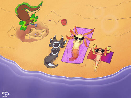 4 Fullbodies · Complex BG · Shading · Props